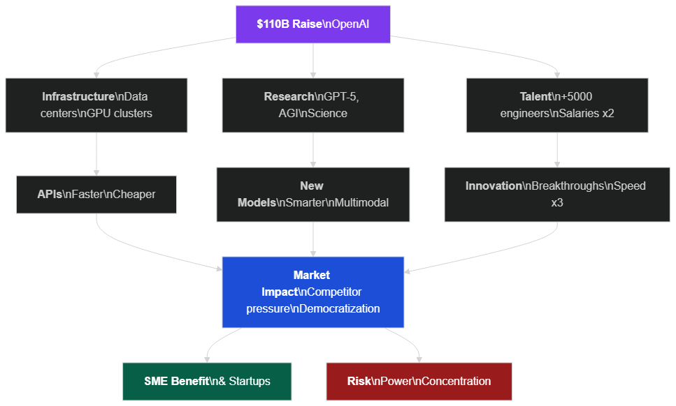 Impact of OpenAI's fundraise on the AI ecosystem